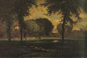 George Inness The Pasture Sweden oil painting artist